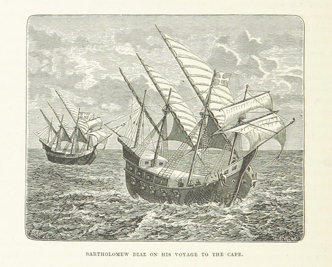 3 febbraio caravelle di Bartolomeo Diaz