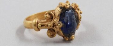 anello pietra blu