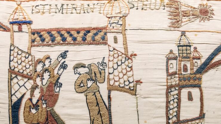 cometa halley monaci