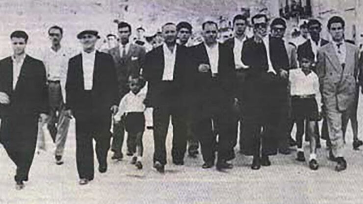 Foto del giorno: a lezione di Mafia il giorno di Santa Fara