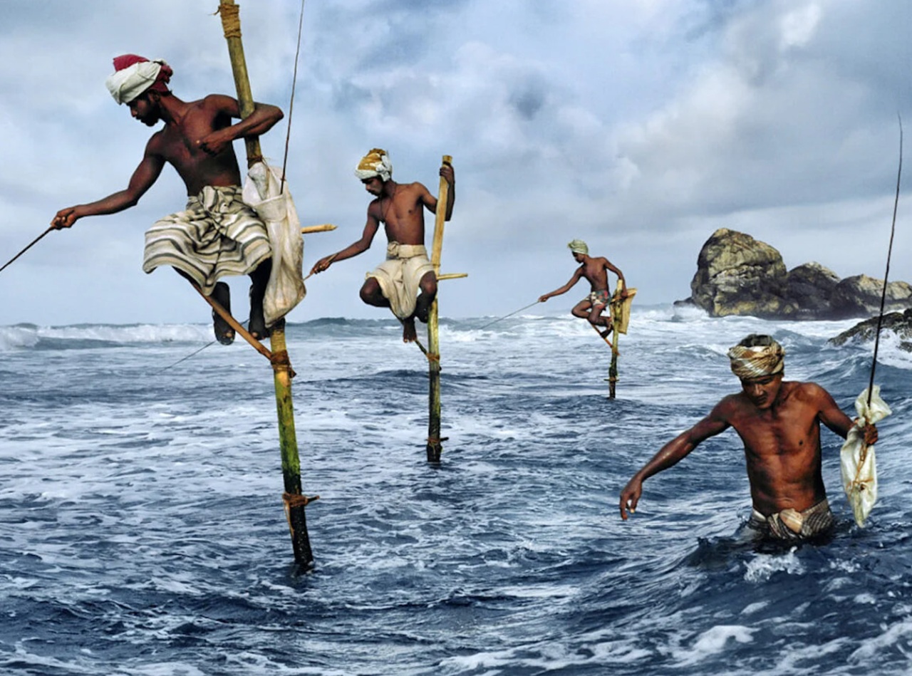 pescatori di Weligama Sri Lanka