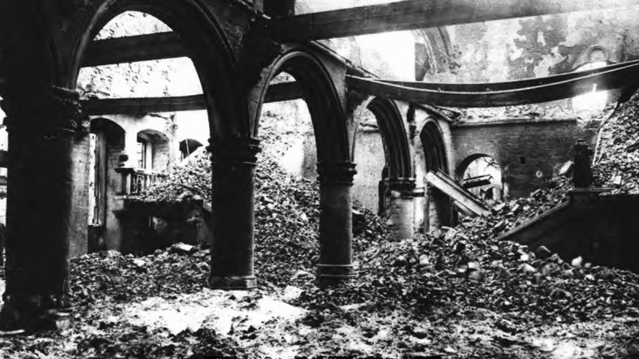 Foto del giorno: Lovanio in rovine