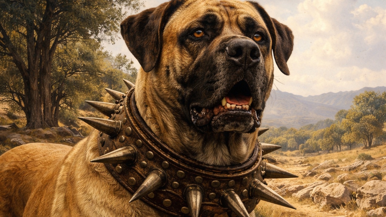 Il collare chiodato dei cani nasce nell'antica Grecia: per quale motivo?