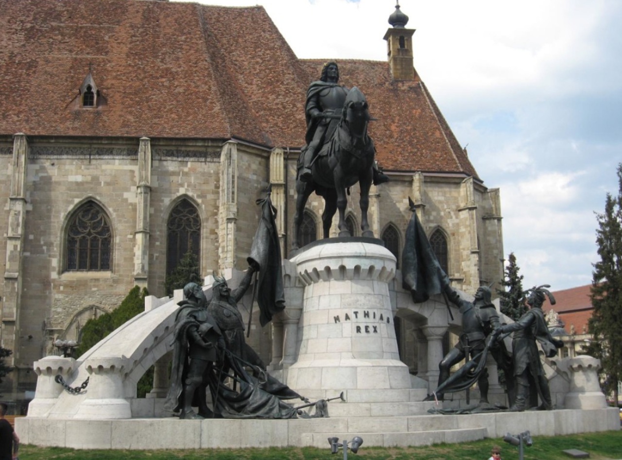 Mattia Corvino statua Budapest