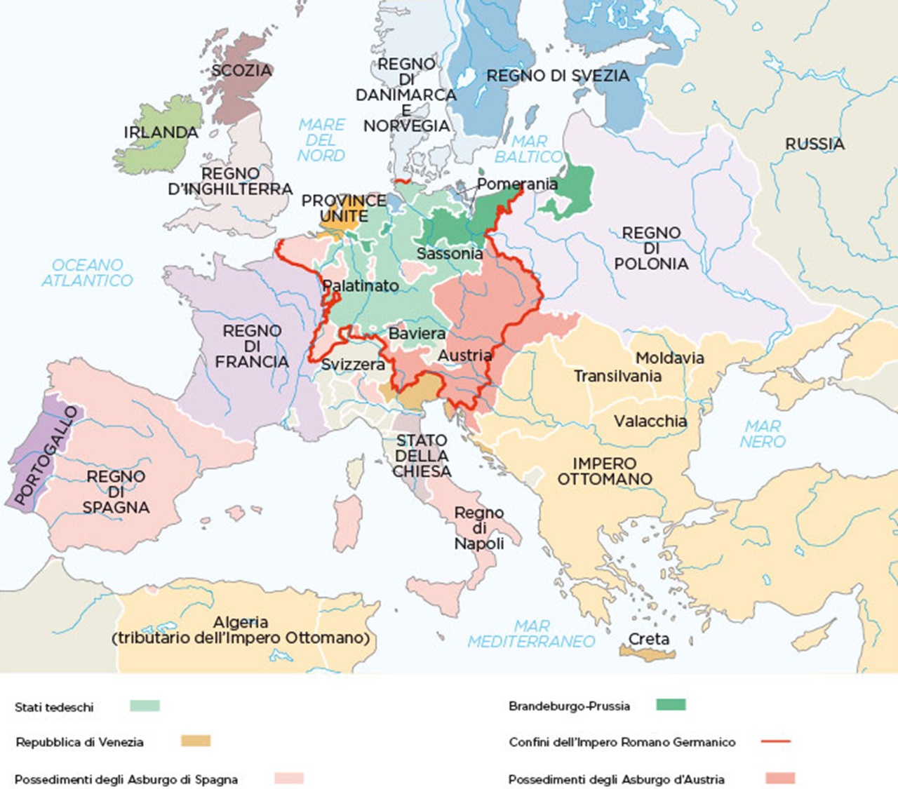 15 febbraio mappa guerra dei trent'anni