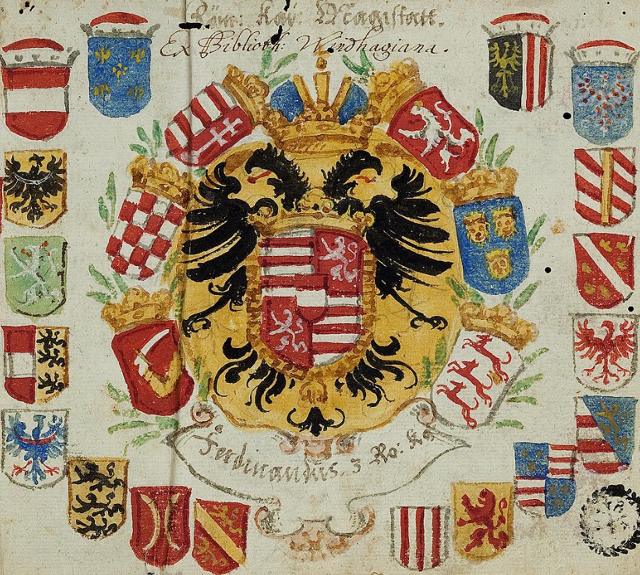 15 febbraio stemma Sacro Romano Impero Ferdinando III
