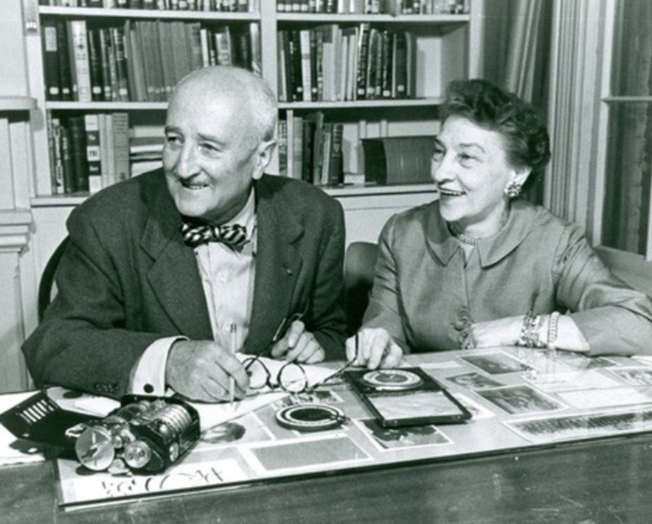 Elizabeth Smith foto con marito