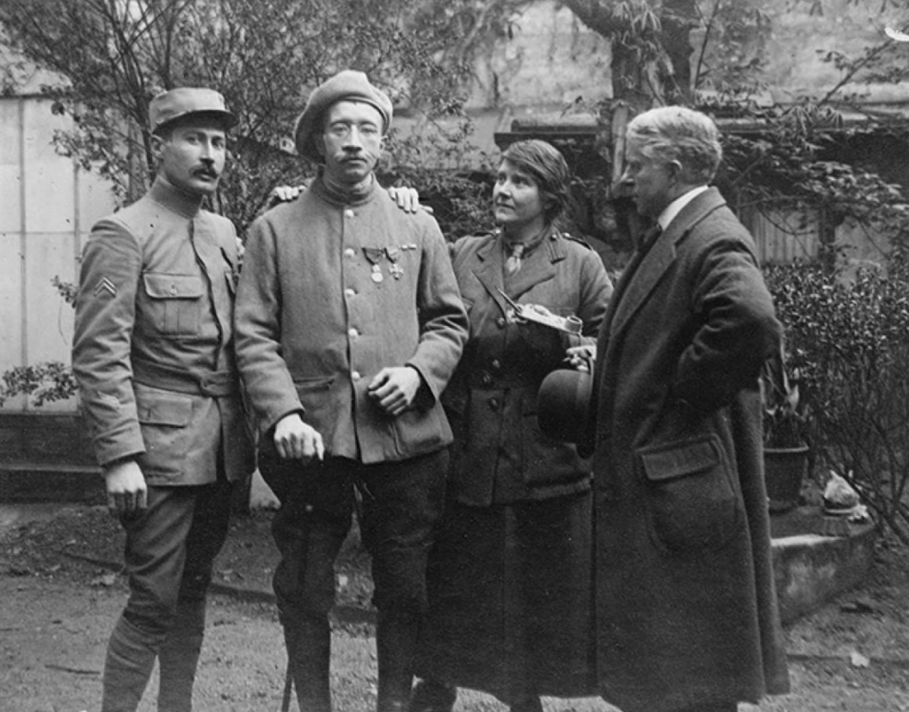 Anna Coleman Ladd soldati a Parigi