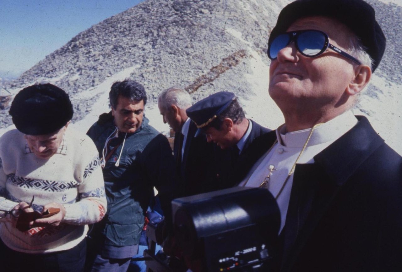 amici il Papa e il Presidente sull'Adamello