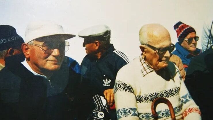 Foto del giorno: gli amici Sandro e Karol