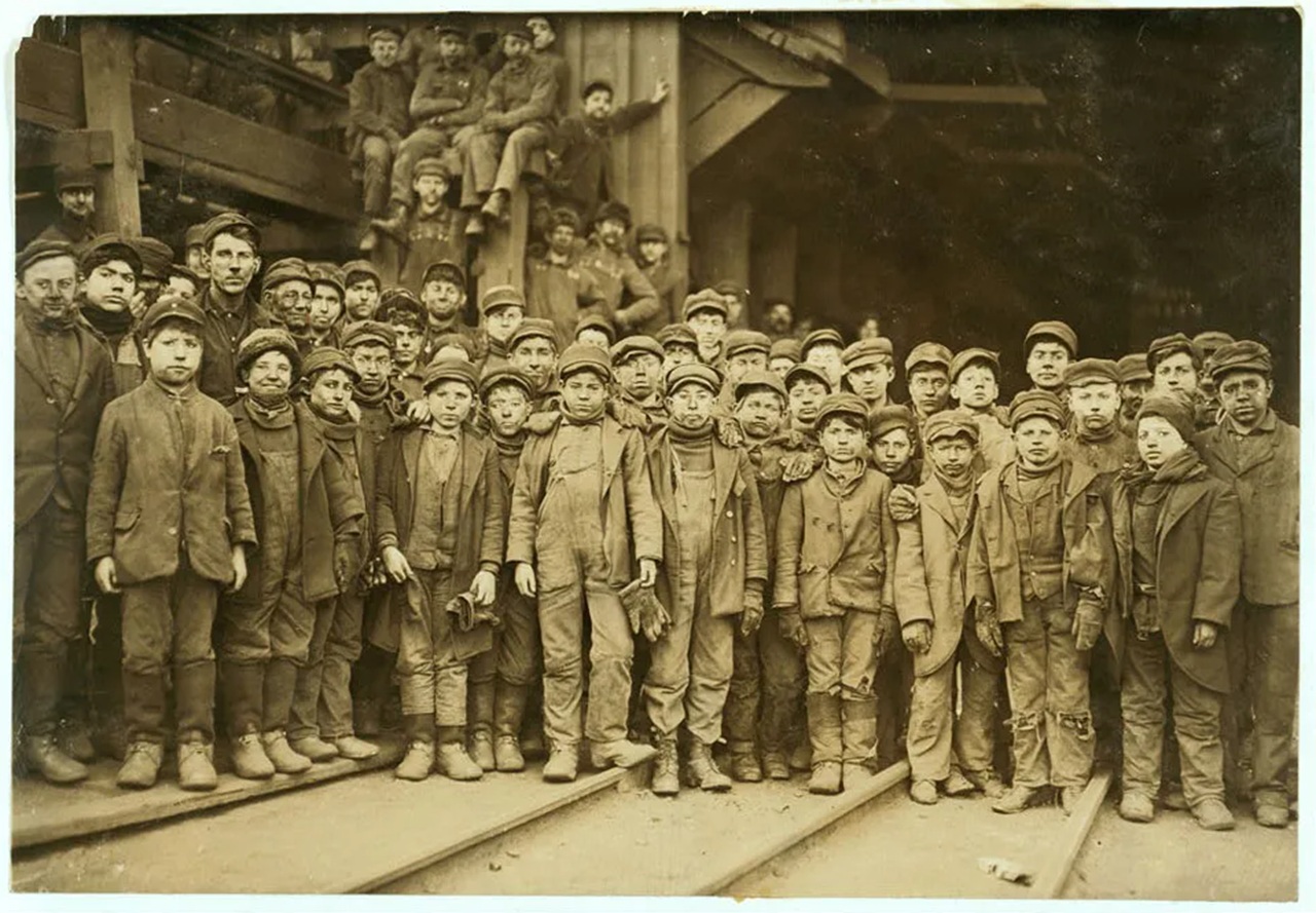 piccoli frantumatori fotografia di Lewis Hine