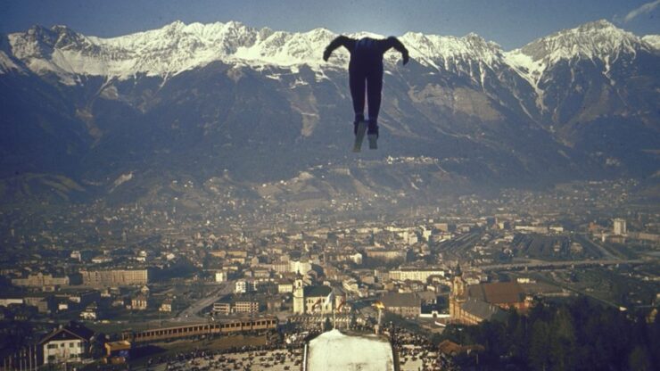 Foto del giorno: il salto del Bergisel