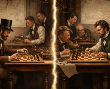 Scacchi online? La prima partita si giocò nel lontano 1844