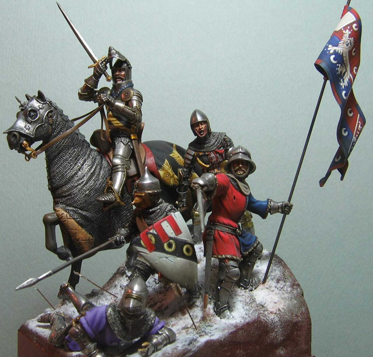 29 marzo, riproduzione soldati inglesi