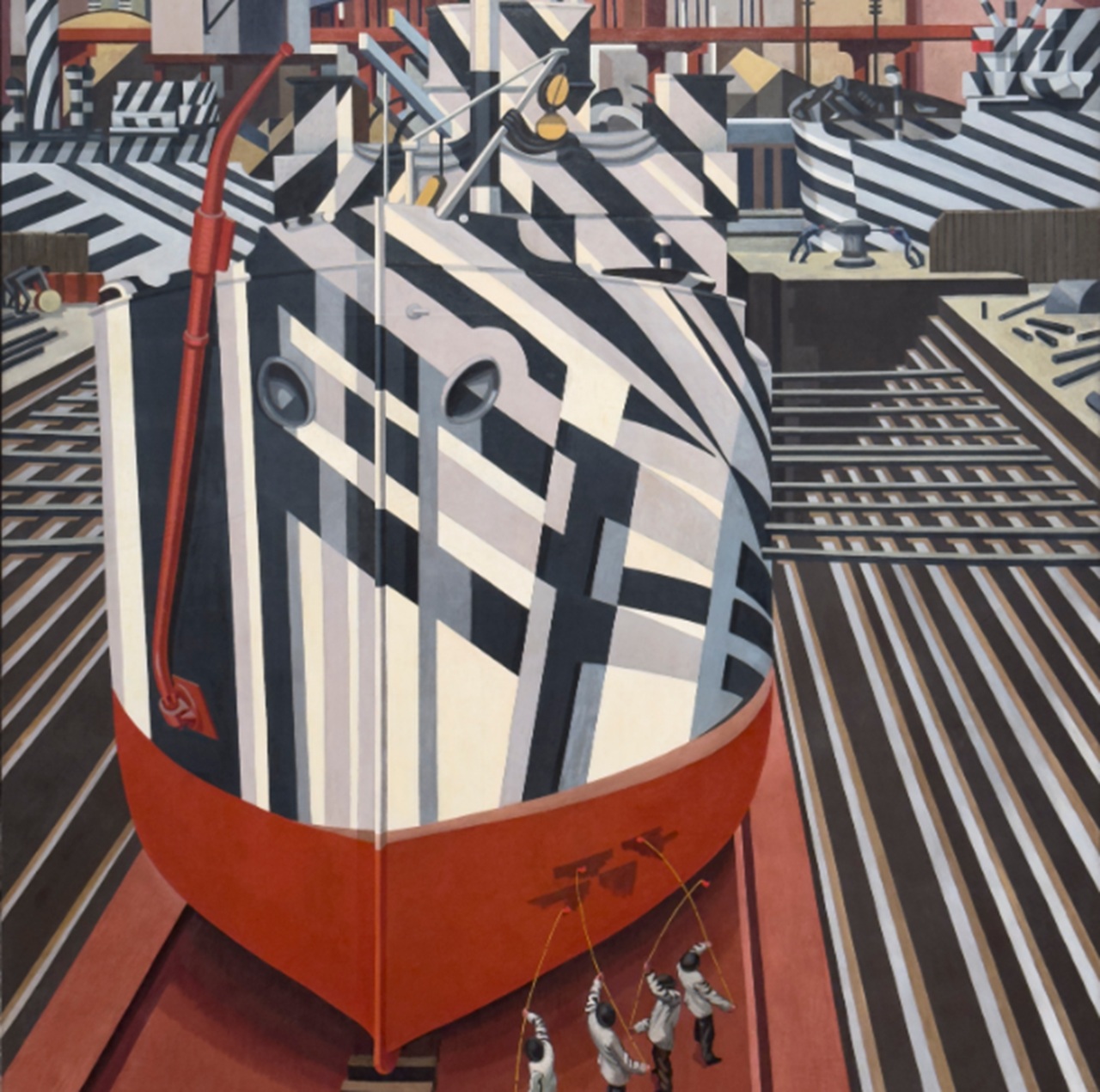 camuffamento Dazzle dipinto avanguardista