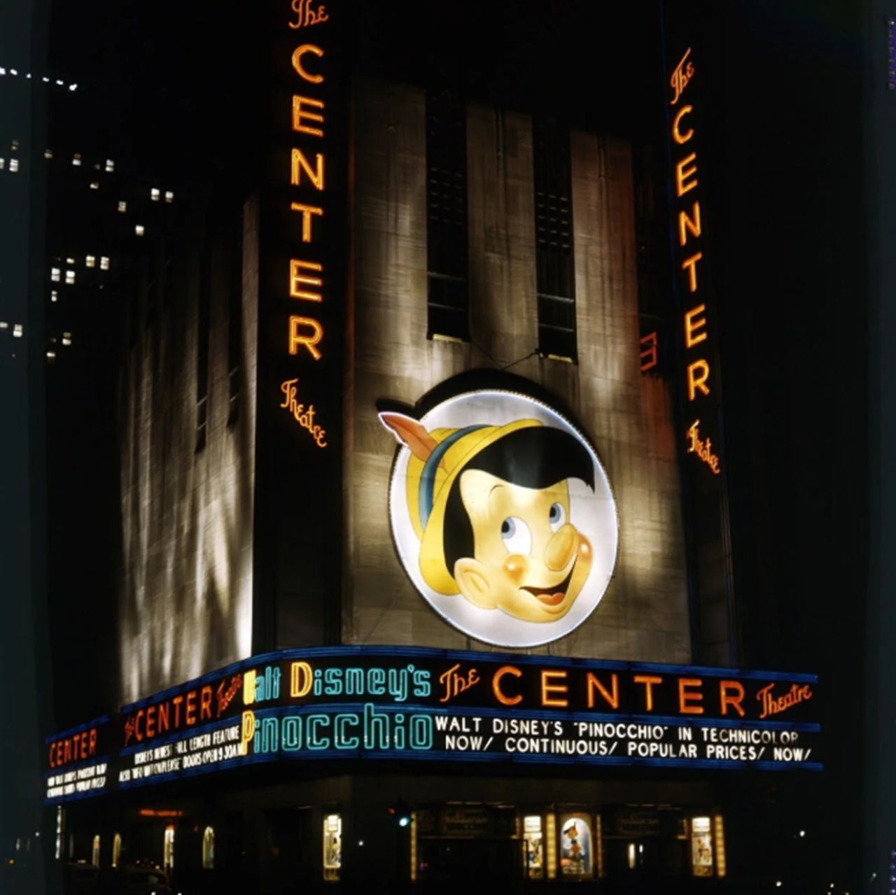 première di Pinocchio 1940