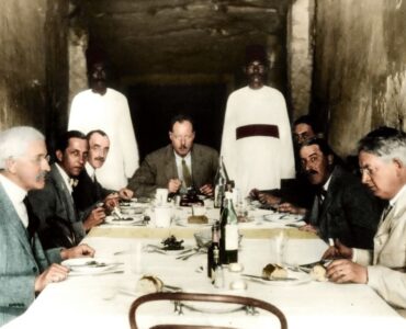 Foto del giorno: una cena faraonica