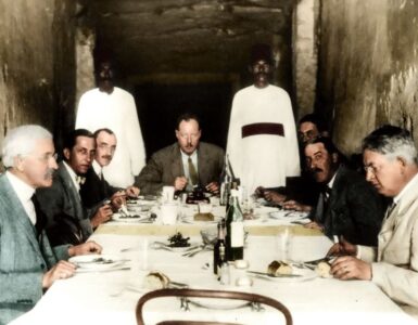 Foto del giorno: una cena faraonica