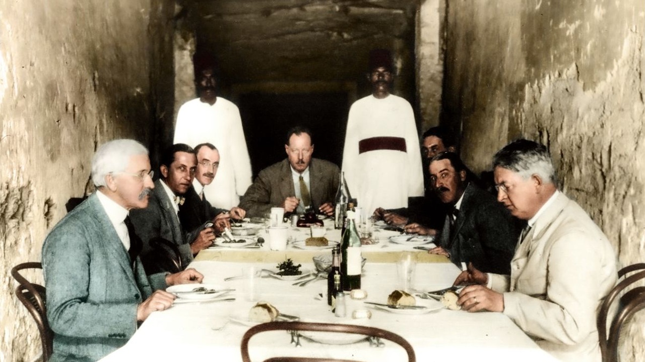 Foto del giorno: una cena faraonica