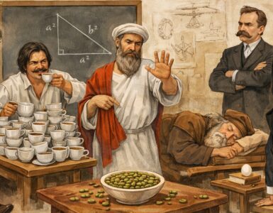 I geni del passato e le loro ossessioni: dai legumi di Pitagora alle posture di Nietzsche