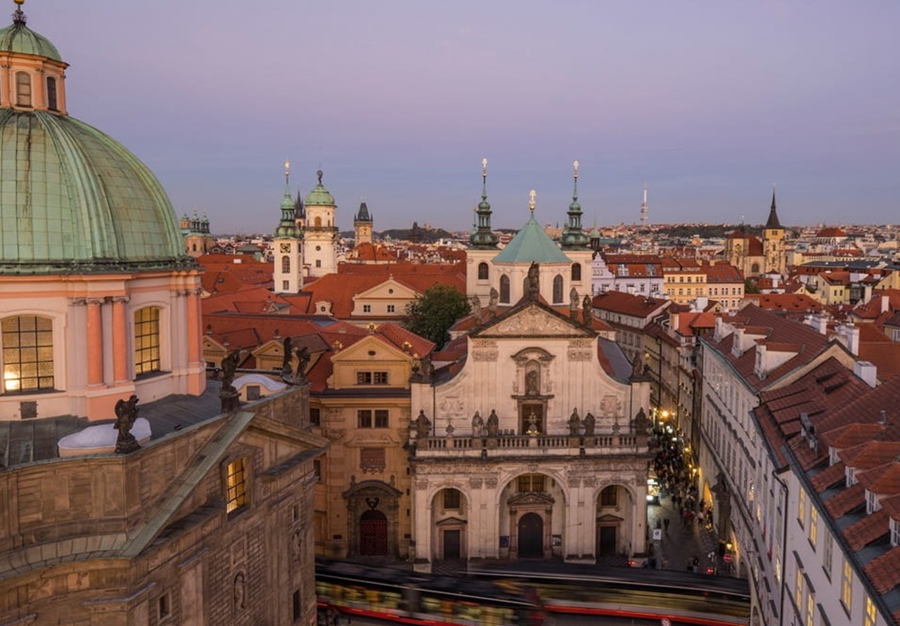 Clementinum vista dall'alto