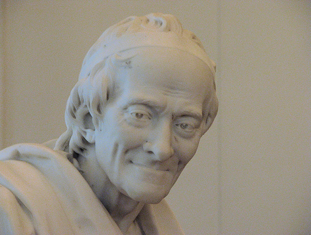 Voltaire da anziano