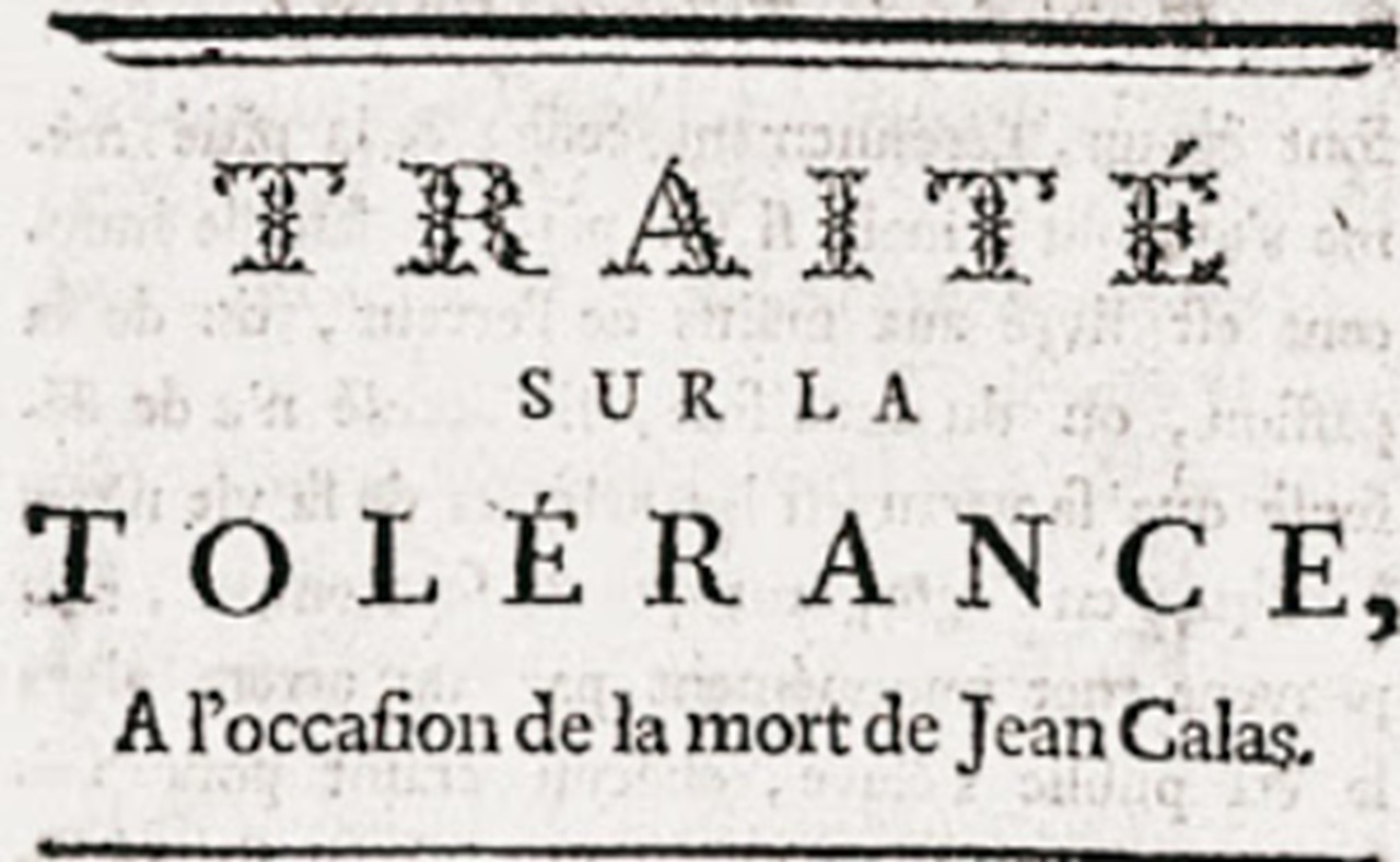 Voltaire trattato tolleranza
