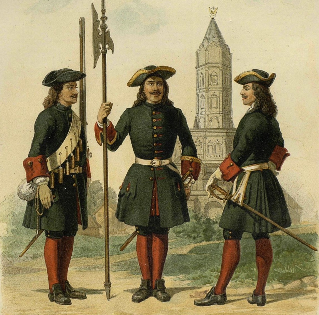 esercito giocattolo guardia imperiale Settecento