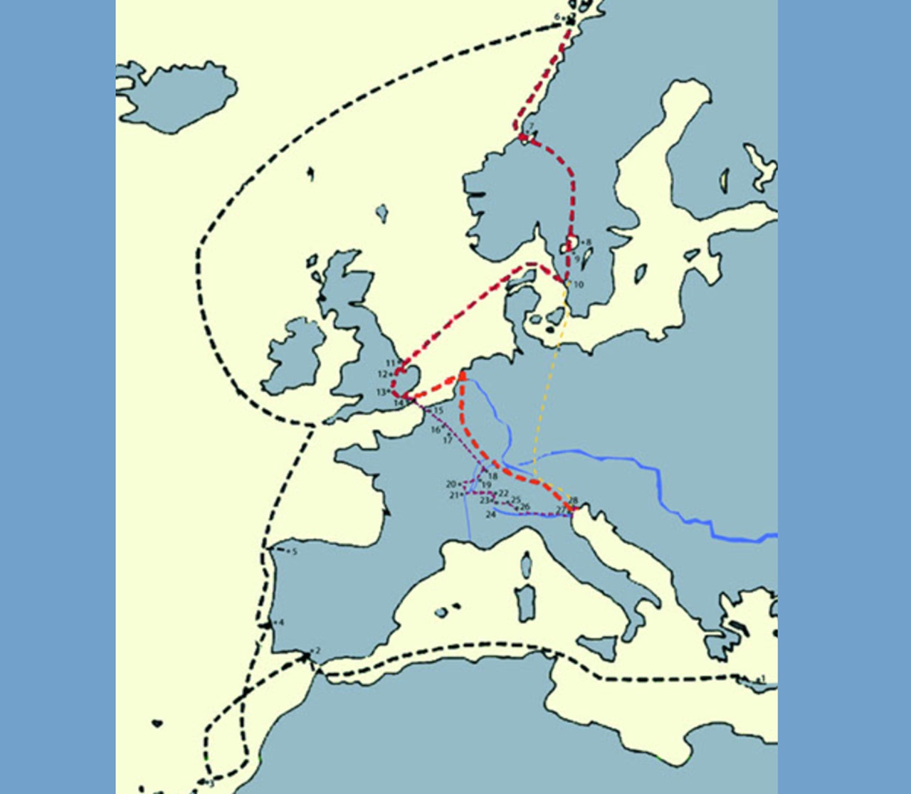 Pietro Querini viaggio